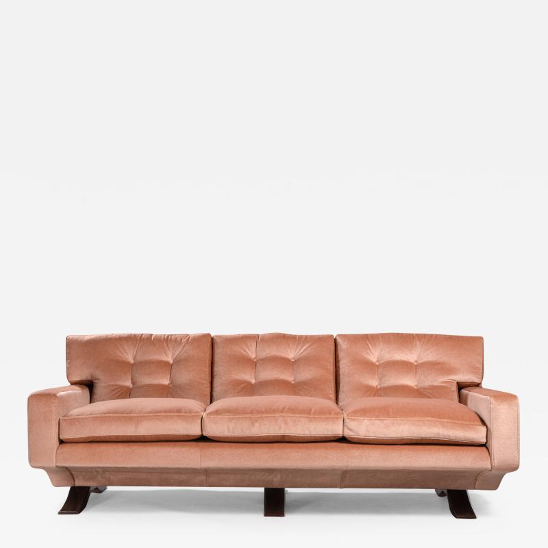 Franz Sartori Franz Sartori Sofa in Mohair Velvet for Flexform Italy 1970 ca 