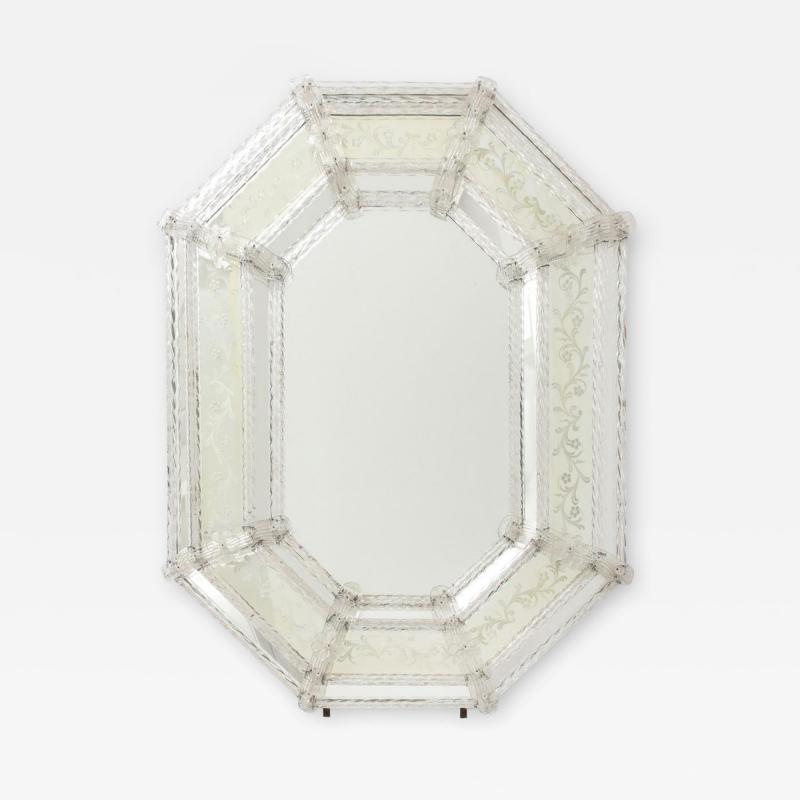 Fratelli Barbini Fratelli Barbini Venetian Etched Mirror