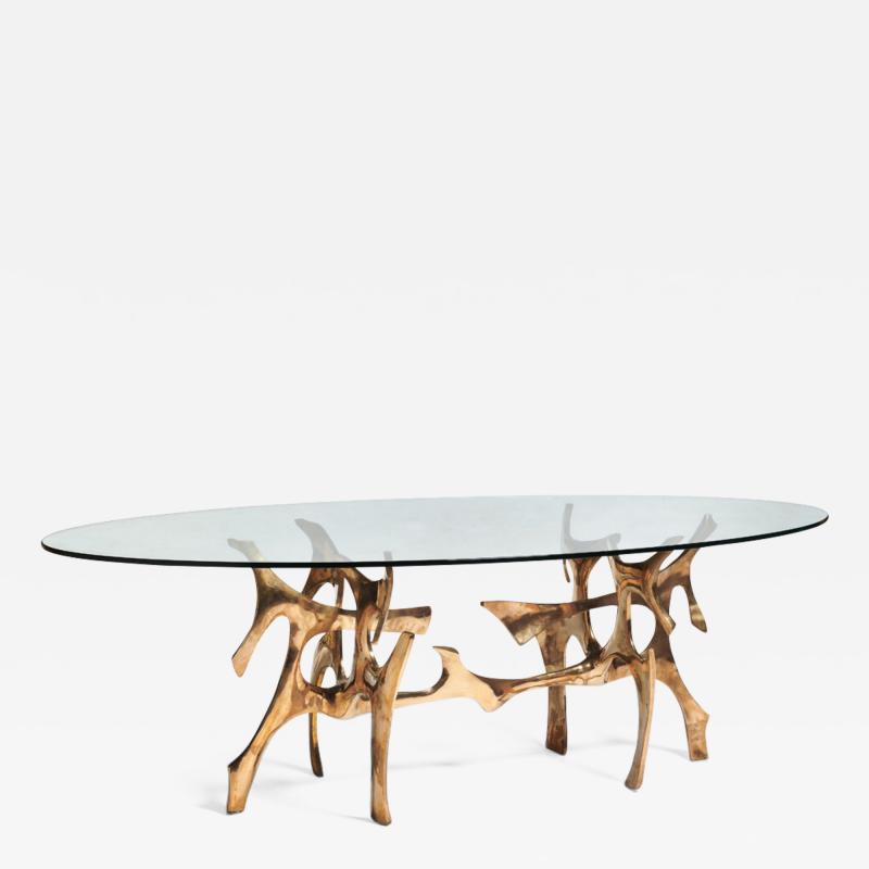 Fred Brouard Rare sculptural dining table