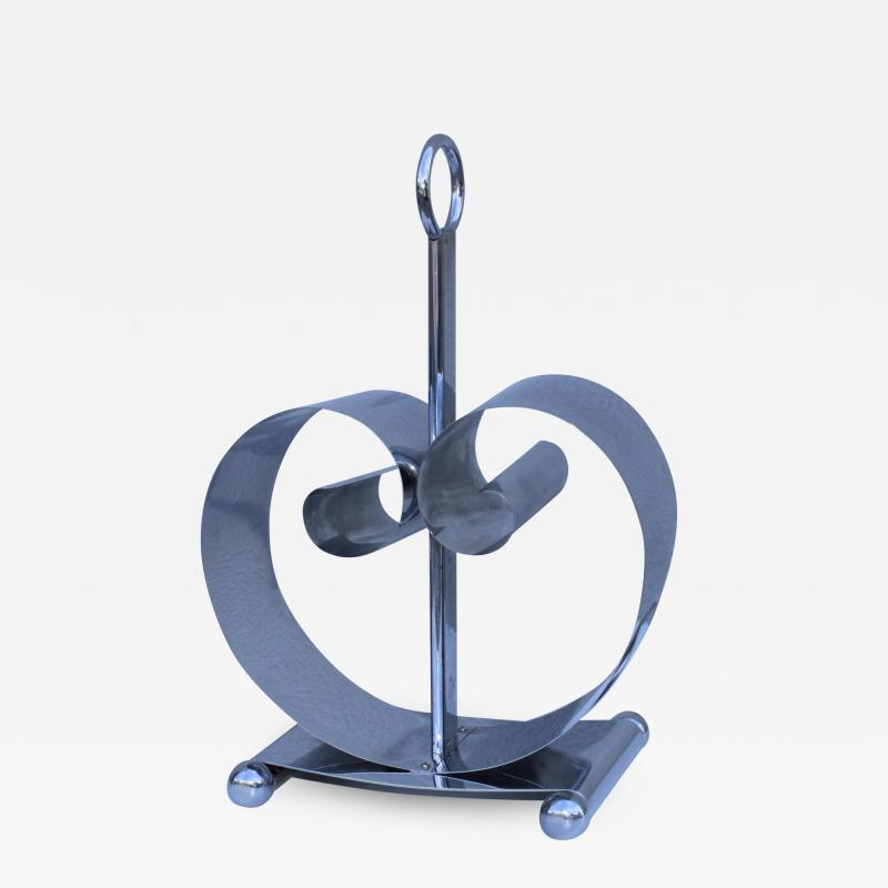Fred Farr For Revere Chrome Art Deco Magazine Holder