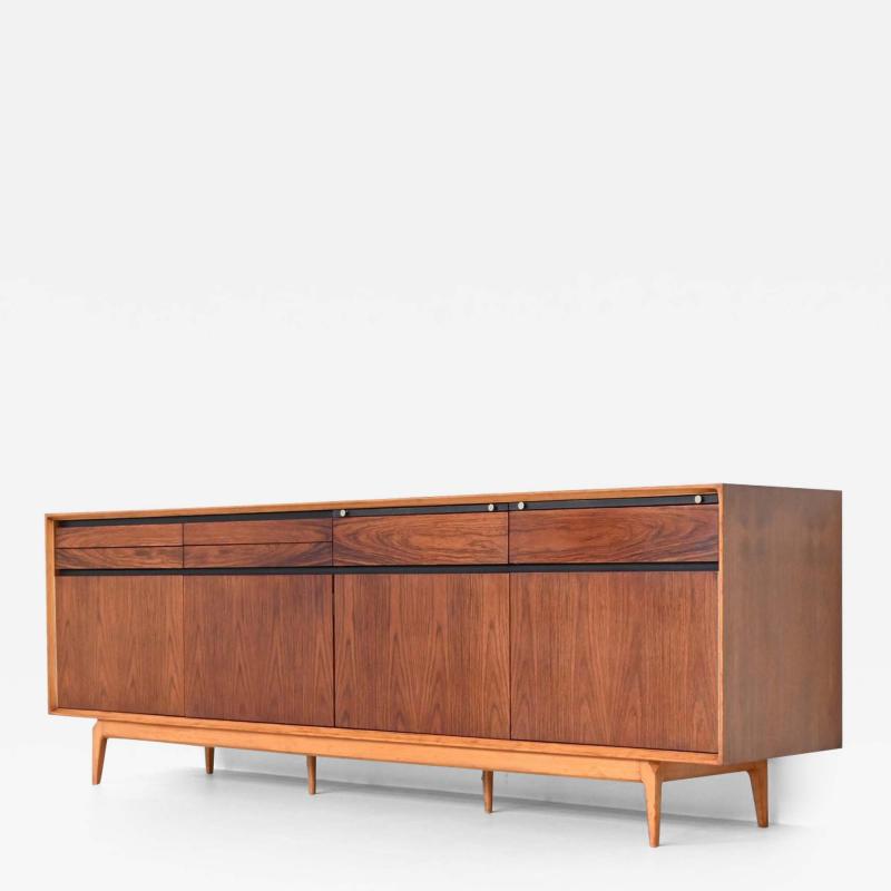 Fred Sandra Fred Sandra Madison sideboard rosewood and walnut De Coene Belgium 1960