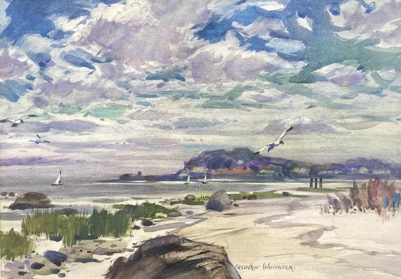 Frederic Whitaker Seashore Clouds 