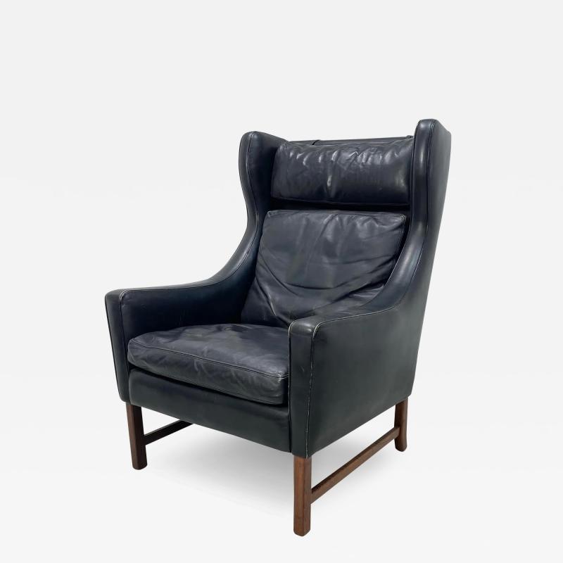 Frederick Kayser 1960s Frederik Kayser Leather Lounge Chair