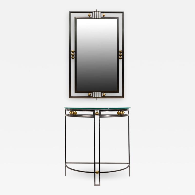 Fredrick Ramond Mirror and Console Table