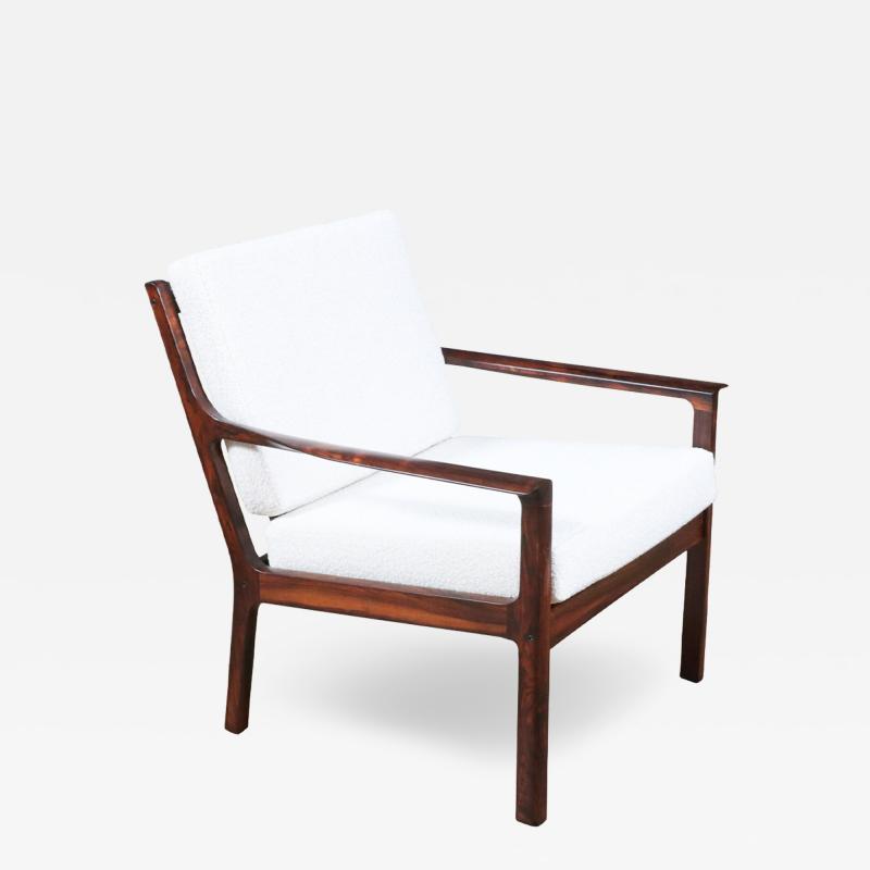 Fredrik Kayser Fredrik Kayser Model 395 Rosewood Lounge Chair for Vatne M bler