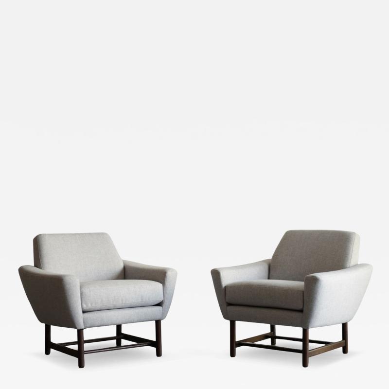 Fredrik Kayser Set of 1960s Fredrik Kayser Modern Modern Lounge Chairs Model 880