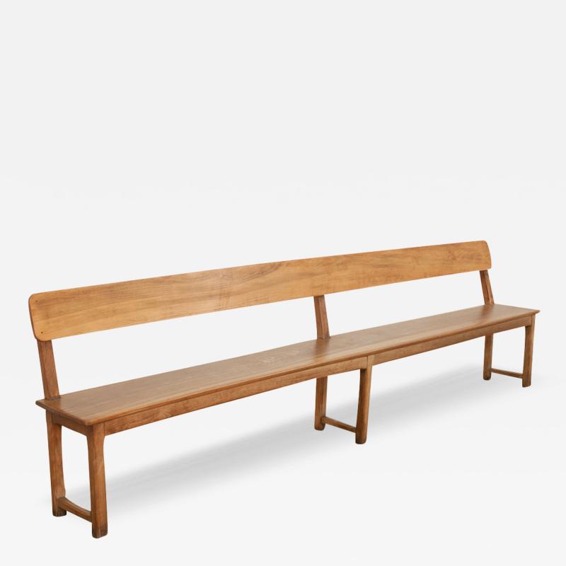 French 10 Long Pine Bench