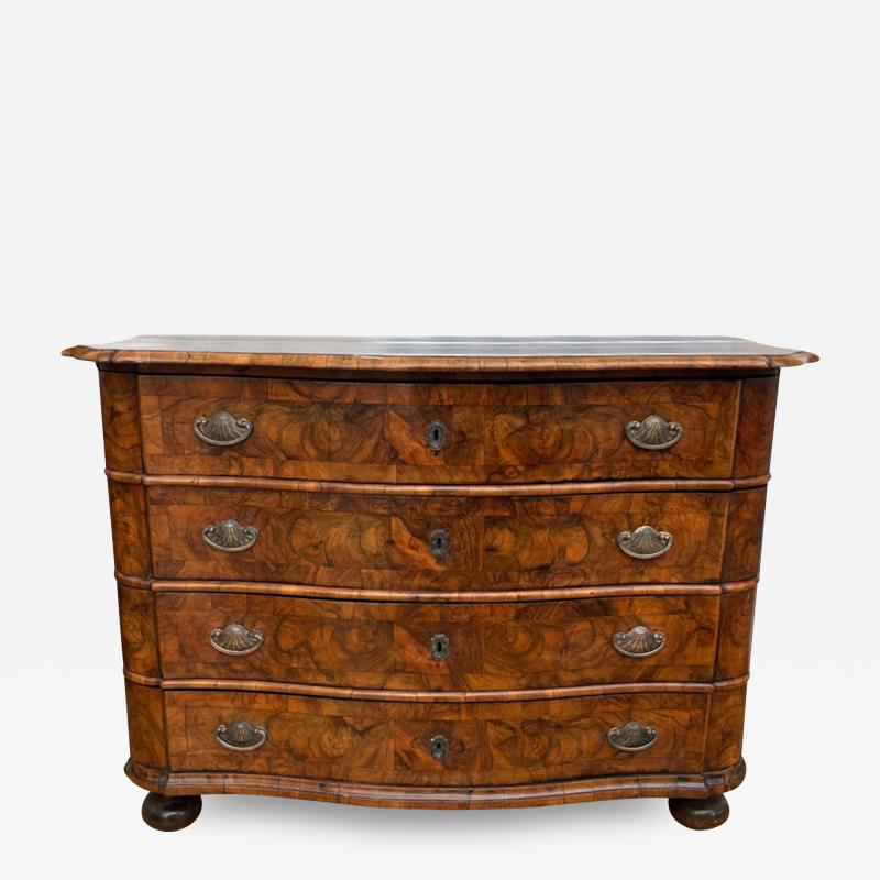 French 18th Century Chest of Drawers With Serpentine Front