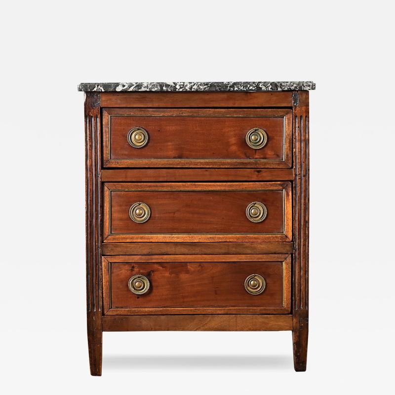 French 18th Century Mahogany Petite Commode