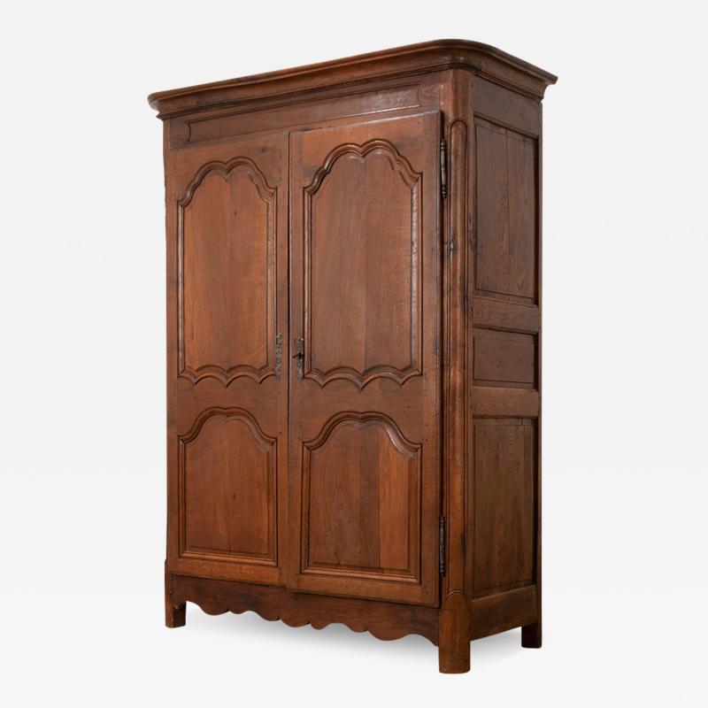 French 18th Century Solid Oak Armoire