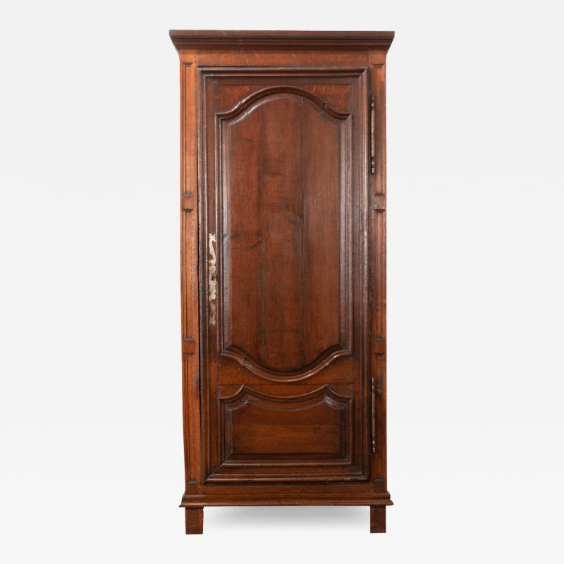 French 18th Century Solid Oak Bonnetiere