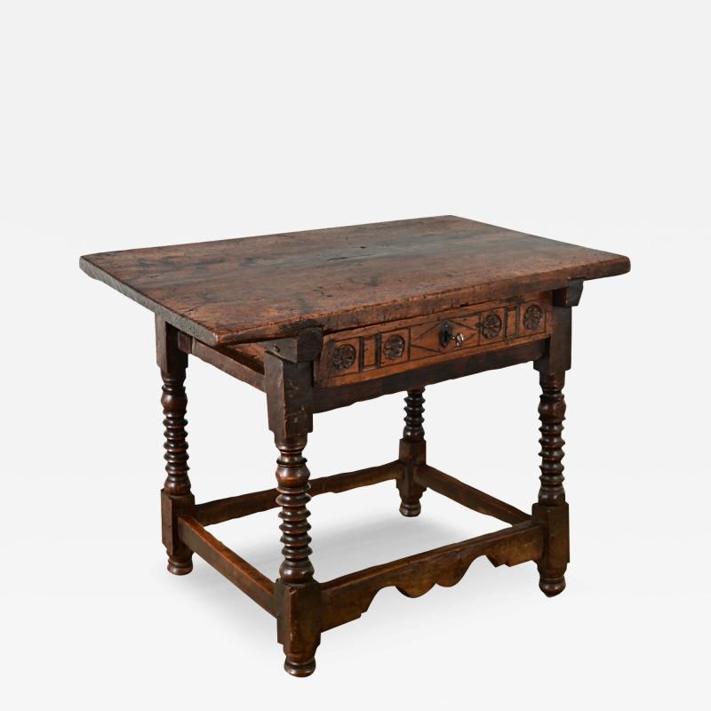 French 18th Century Solid Oak Table