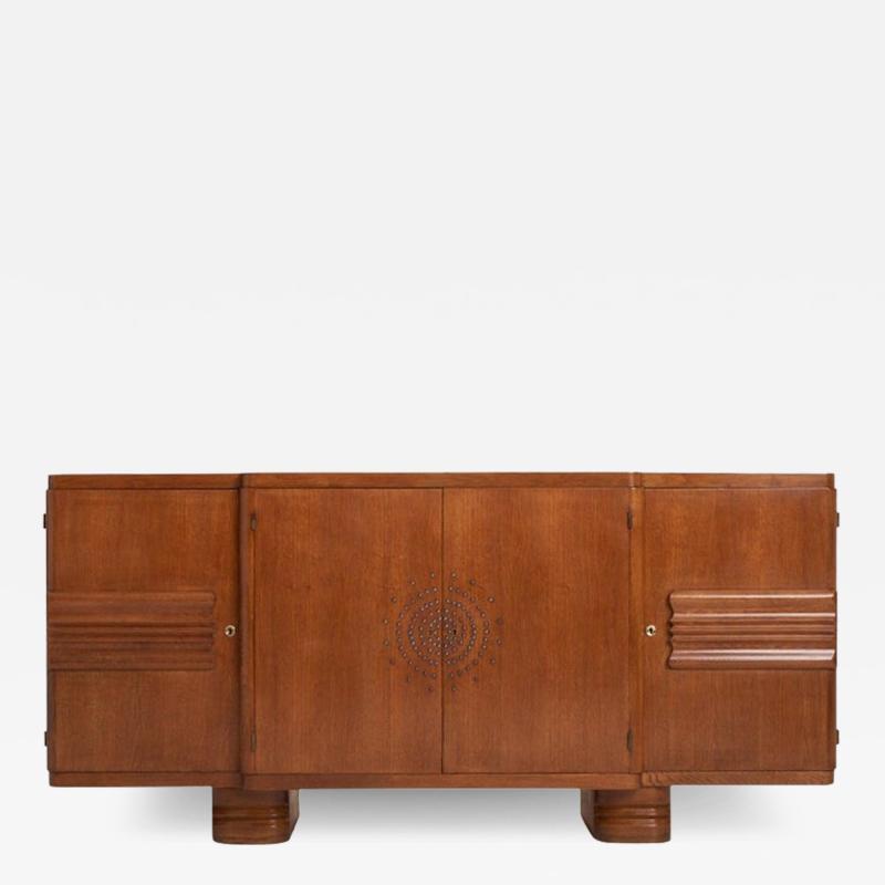 French 1940s Oak Sideboard