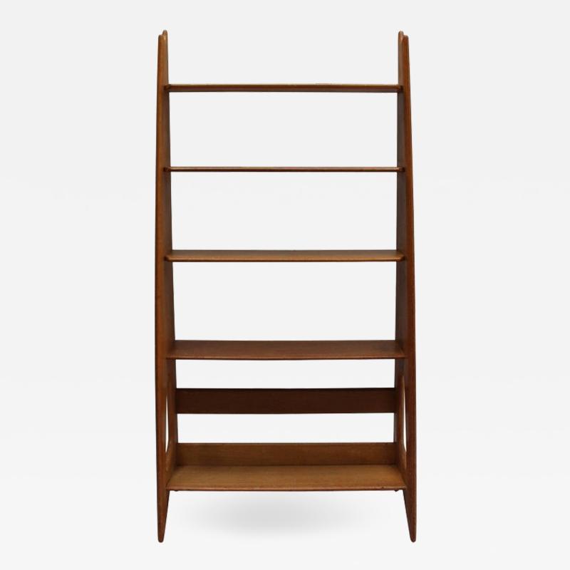 French 1950s Oak Bookcase by Pierre Cruege