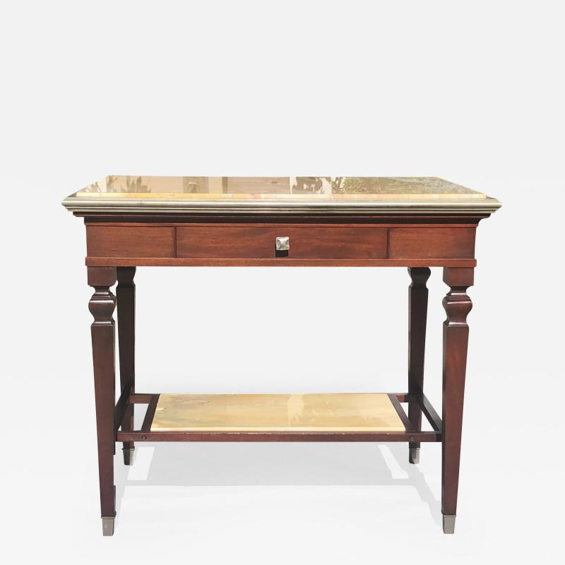 French 19th C Marble Top Pastry Table