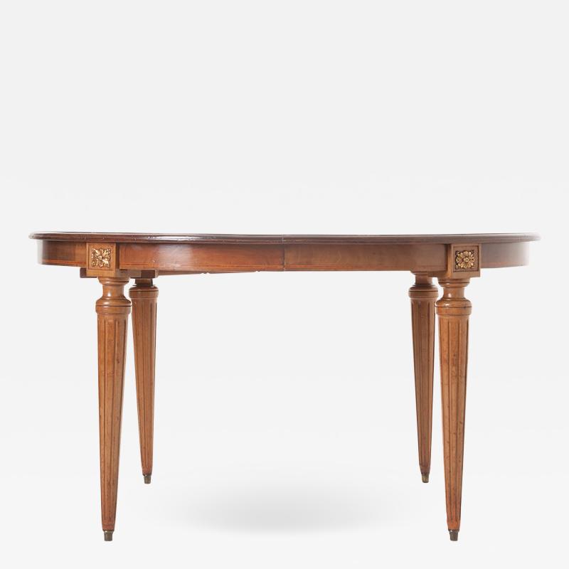French 19th Century 12 Long Extending Table