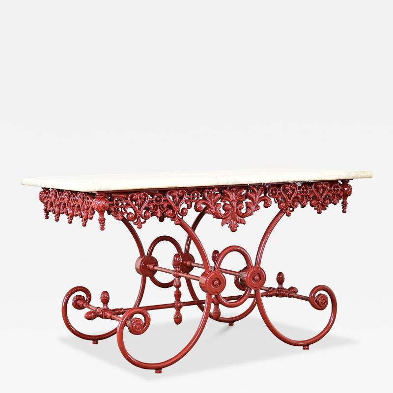 French 19th Century Butcher s Presentation Table