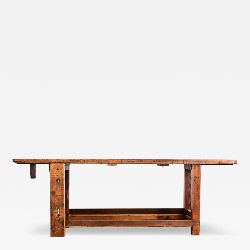French 19th Century Carpenter s Workbench