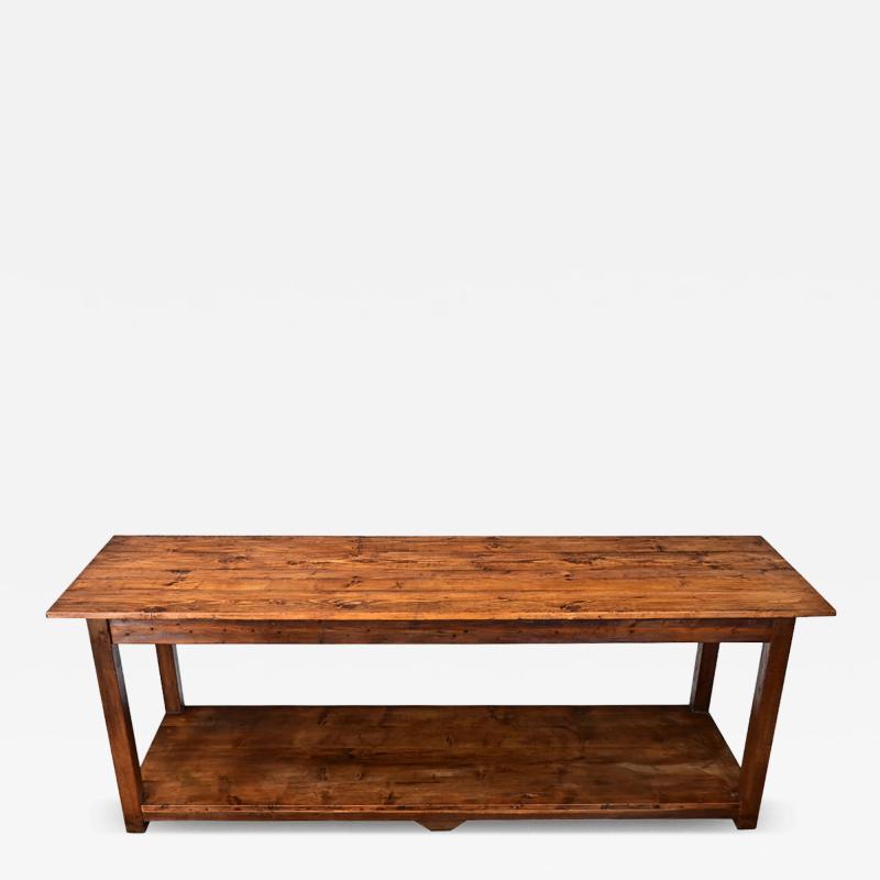 French 19th Century Drapery Table Workbench