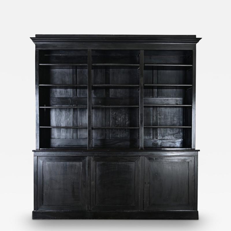 French 19th Century Ebonized Bibliotheque