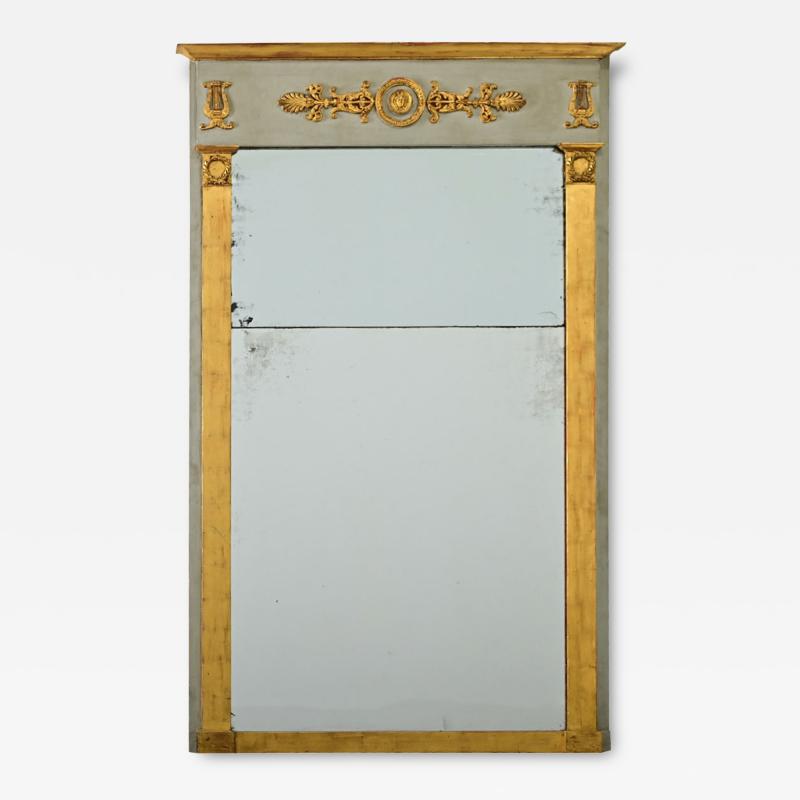 French 19th Century Empire Trumeau Mirror