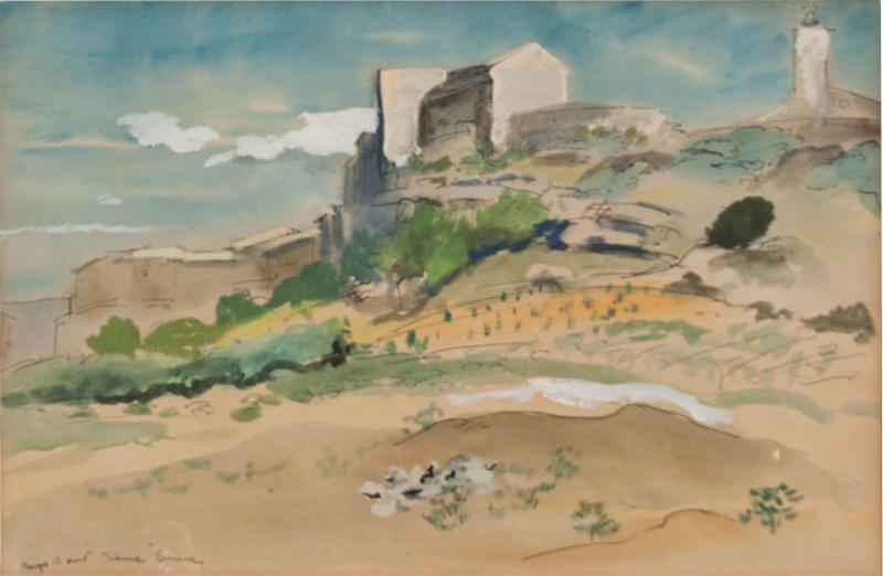 French 19th Century Framed Landscape Painting