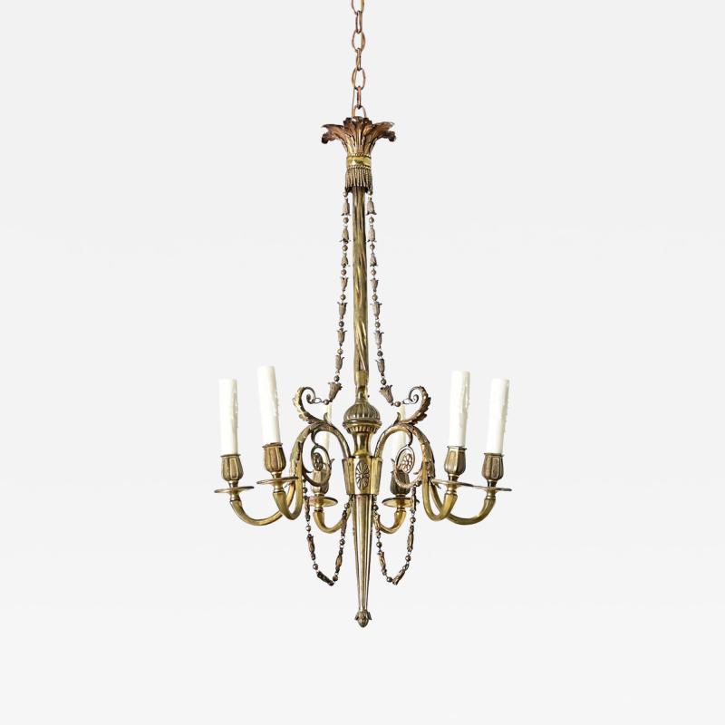 French 19th Century Gilt Bronze Chandelier