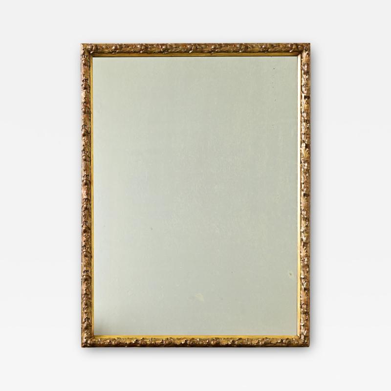 French 19th Century Gold Gilt Acorn Mirror