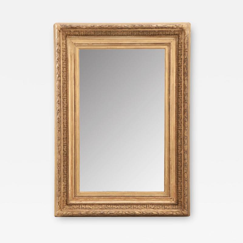 French 19th Century Gold Gilt Frame w Mirror