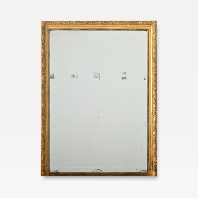 French 19th Century Gold Gilt Mantel Mirror