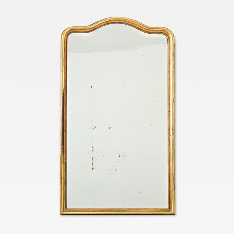 French 19th Century Gold Gilt Mirror