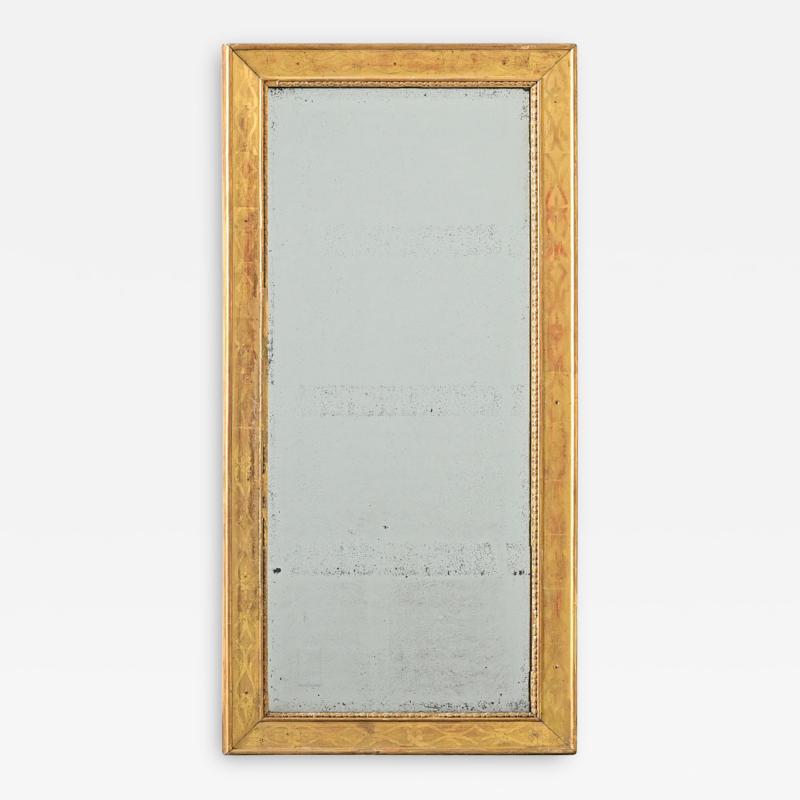 French 19th Century Gold Gilt Mirror
