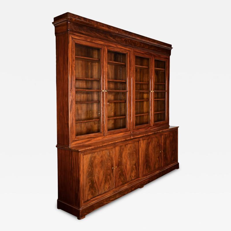 French 19th Century Louis Philippe Mahogany Bibliotheque