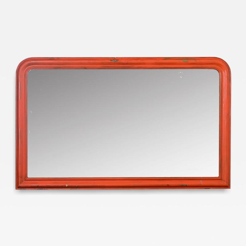 French 19th Century Louis Philippe Painted Bistro Mirror