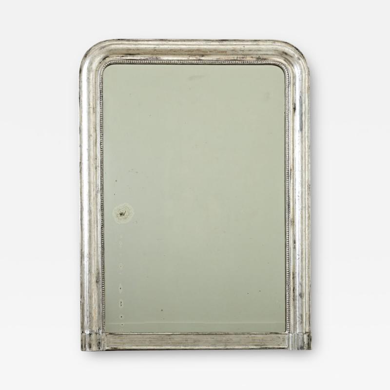 French 19th Century Louis Philippe Silver Gilt Mirror