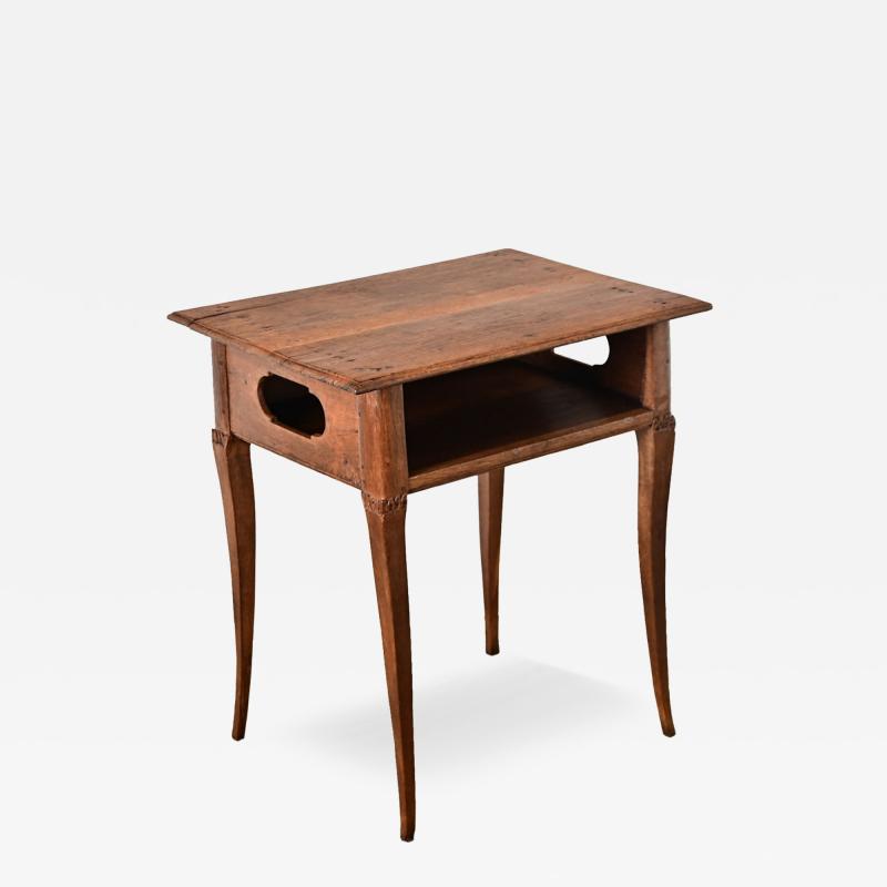 French 19th Century Louis XV Style Oak Side Table