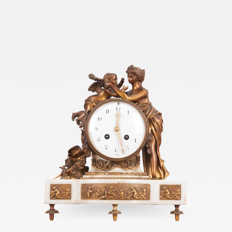 French 19th Century Louis XVI Style Mantel Clock