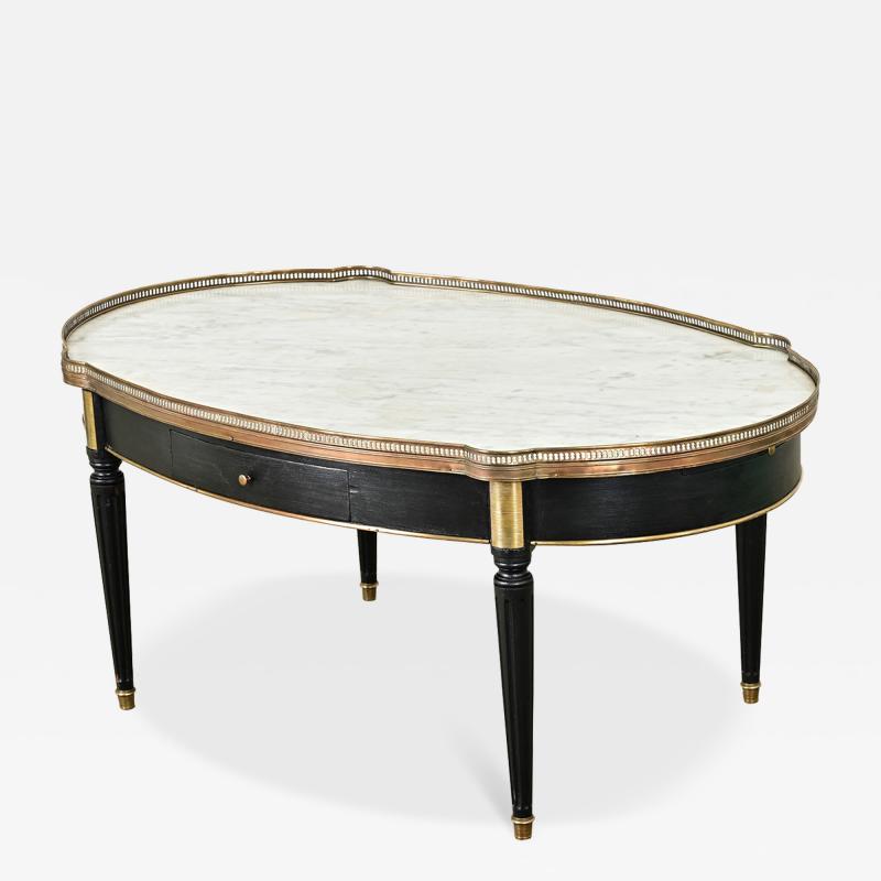French 19th Century Louis XVI Style Oval Coffee Table