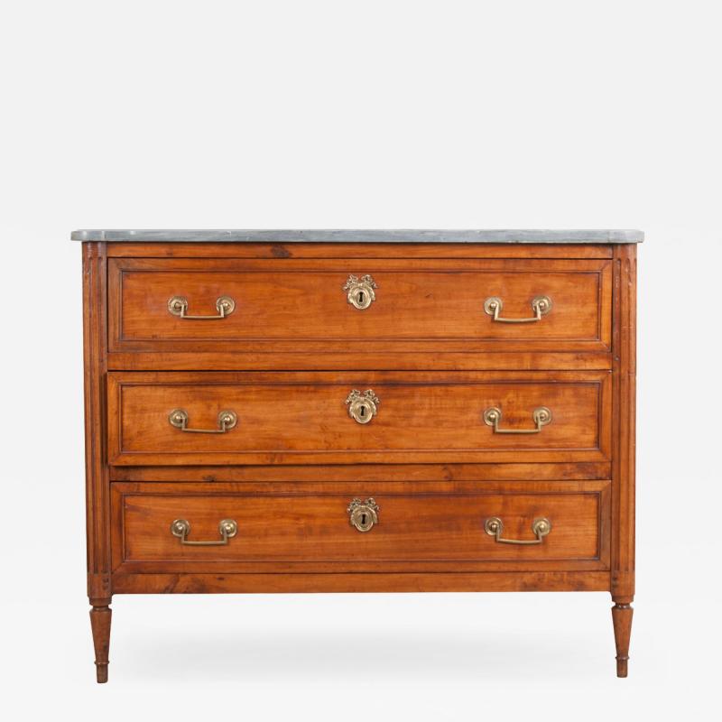 French 19th Century Louis XVI Style Walnut Commode