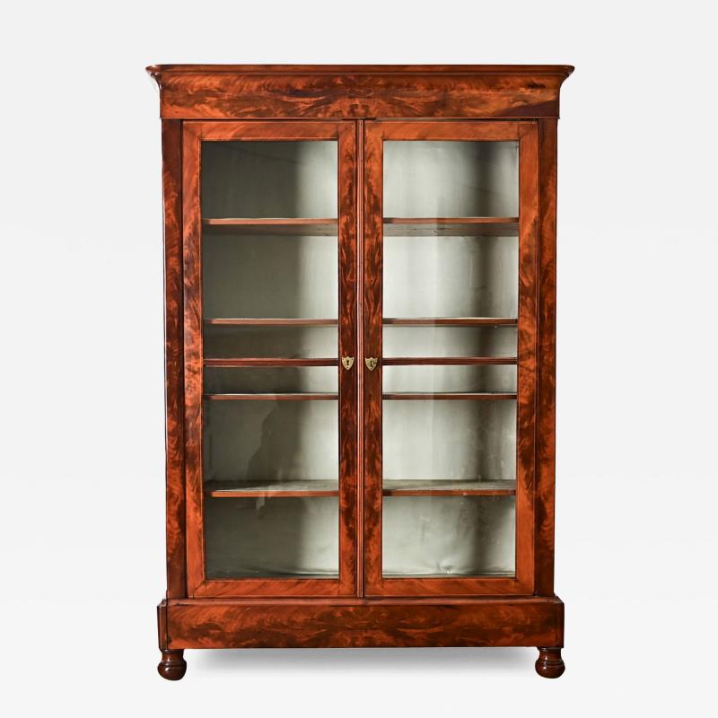 French 19th Century Mahogany Bibliotheque