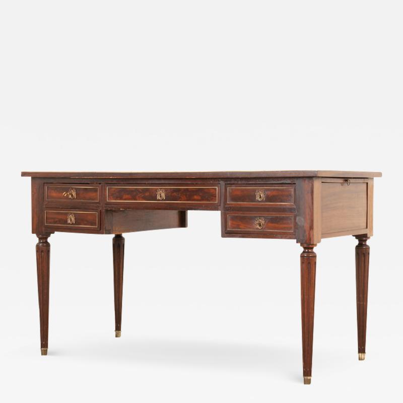 French 19th Century Mahogany Desk