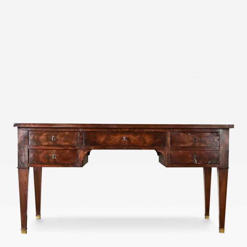 French 19th Century Mahogany Directoire Desk