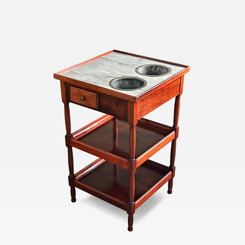 French 19th Century Mahogany Rafraichissoir