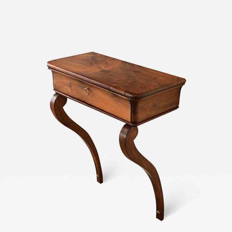 French 19th Century Mahogany Restauration Wall Console