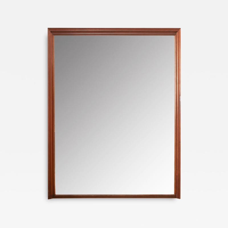 French 19th Century Massive Walnut Mantel Mirror