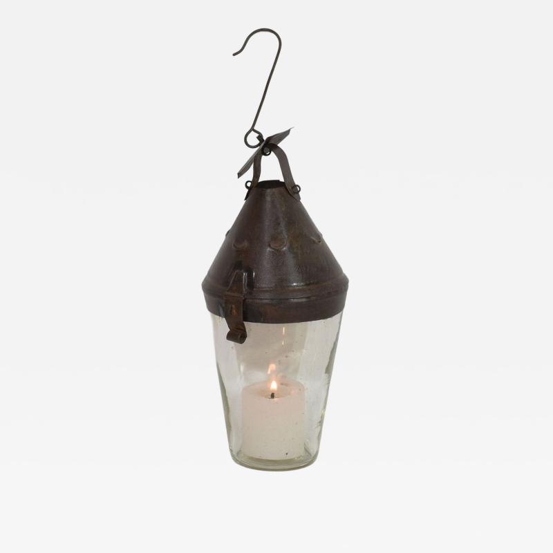 French 19th Century Metal Lantern