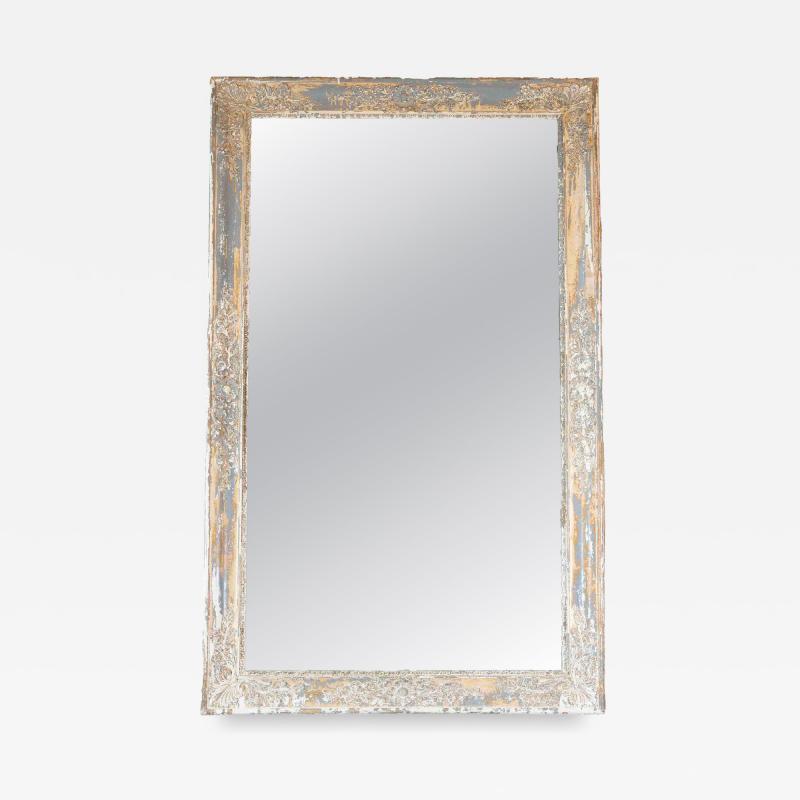 French 19th Century Neoclassical Painted Mirror