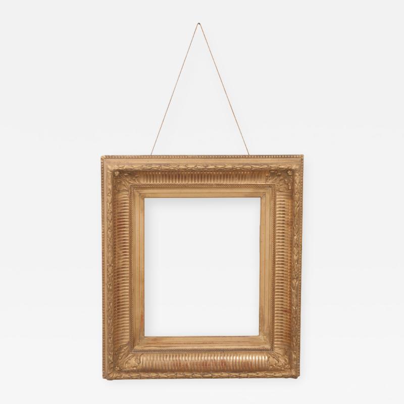 French 19th Century Neoclassical Style Giltwood Exhibition Frame