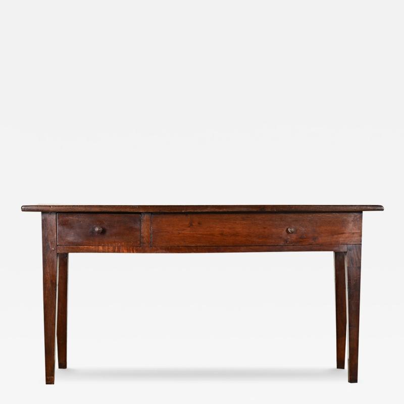 French 19th Century Oak Farmhouse Console Table