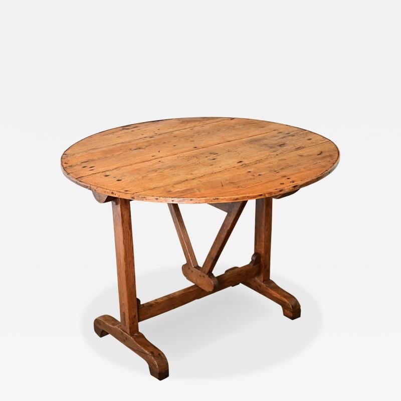 French 19th Century Oak Folding Vendange Table